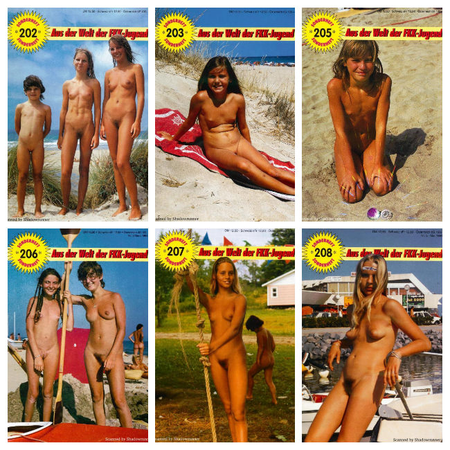 Sonnenfreunde Sonderheft Nr.200-208 nudism retro photo magazine