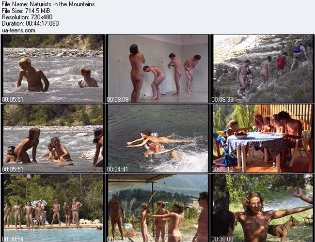 Video naturists in the mountains 714 MB