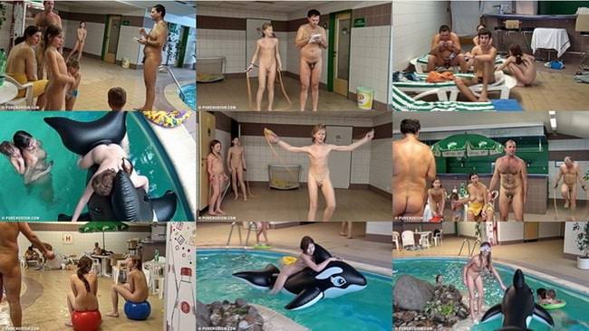 Nudism video - nudists indoor dolphin ride