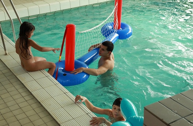 Pool for nudists in Germany