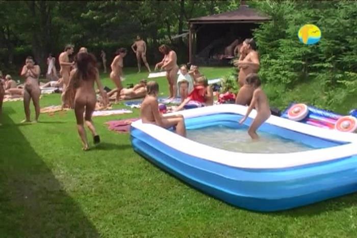 Picnic nudists on nature Naturist Freedom video